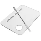 Палитра для макияжа, прозрачный лак, шпатель для смешивания геля, акриловые пластины для штамповки ногтей, тональный крем, тени для век, нержавеющая сталь с шпателем