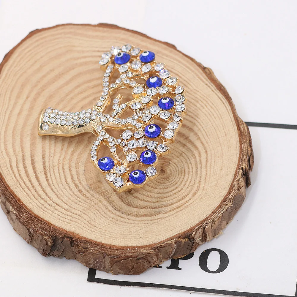 Женские броши PULATU Blue Evil Eye Lucky брошь в виде турецкого глаза праздничная свадебная