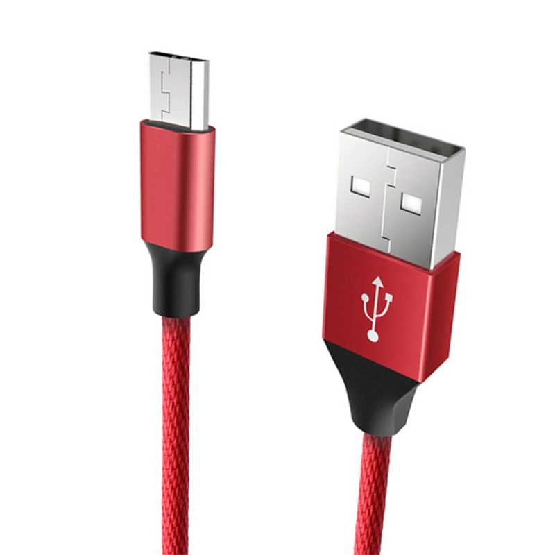 2 м удлиненный USB кабель для зарядки iPhone 5S 6 7 8 металлический Плетеный