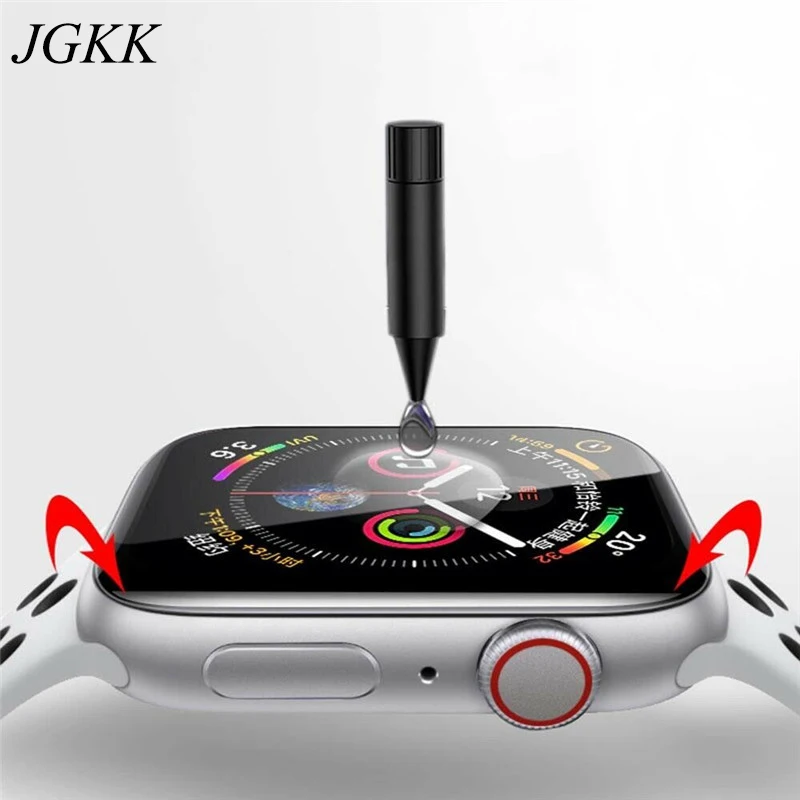 JGKK полная Защита экрана для IWatch Apple Watch 38 мм 40 42 44 Защитная пленка iWatch | Мобильные
