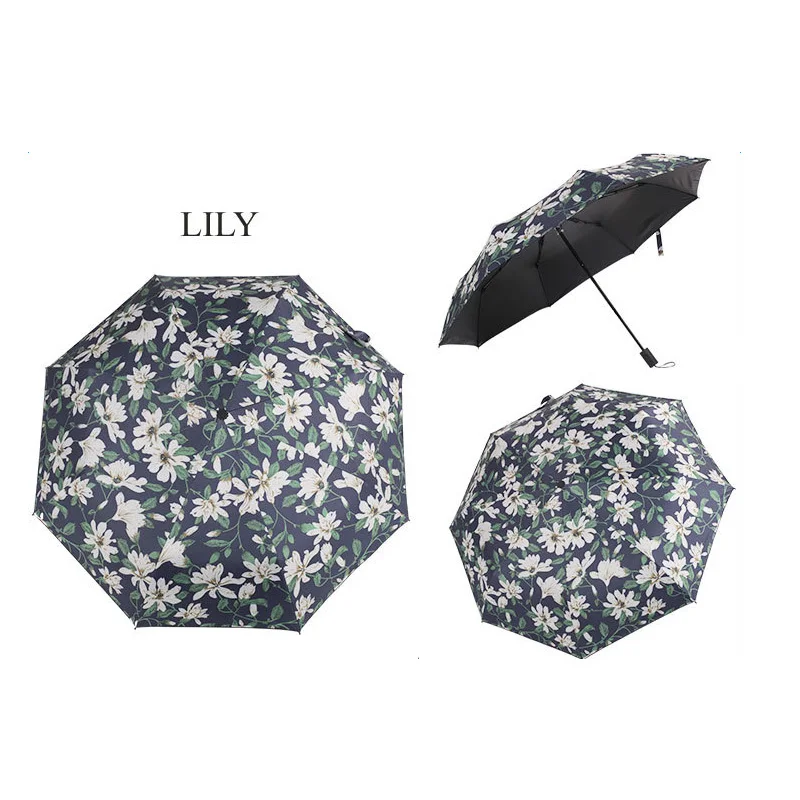 Yesello SAKURA антиуф складной зонт для женщин|umbrella for women|umbrella umbrellafolding umbrella women |