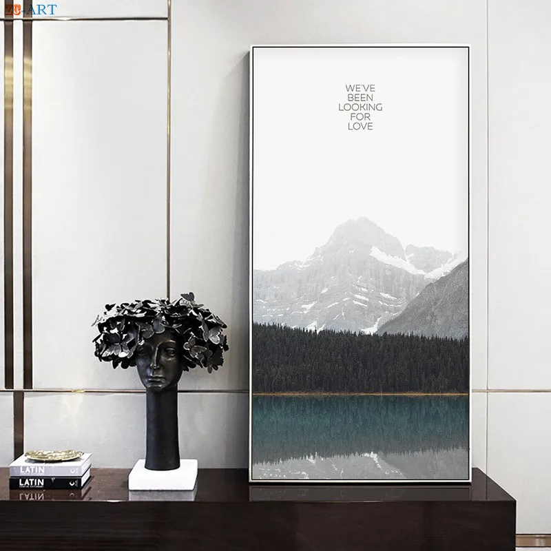 Пляжная настенная живопись пейзаж холст остров печать природный плакат