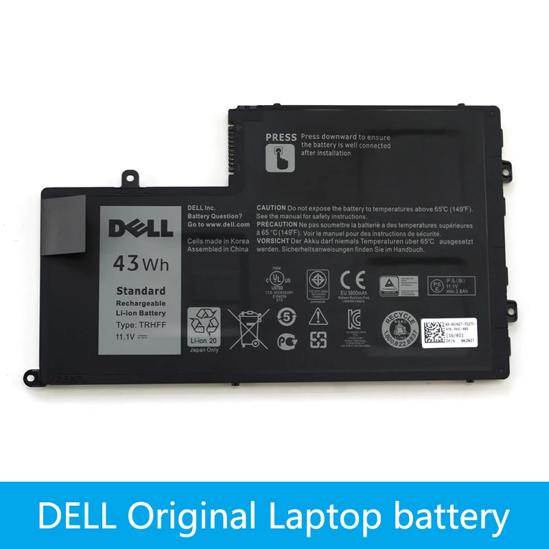 DELL новое устройство замено ноутбука Батарея для DELL Inspiron 5547 5545 5548 5447 5445 5448 14-5447 15-5547 3450 3550 TRHFF