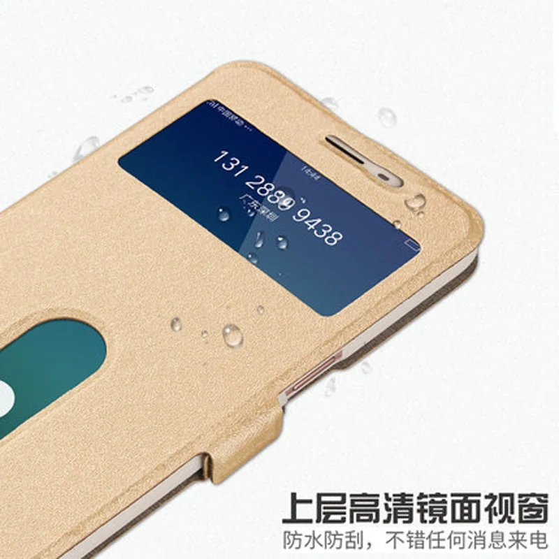 Открывающееся окно для oppo A59 A59m чехол телефона накладка кожаный A 59 м a59 Флип в виде