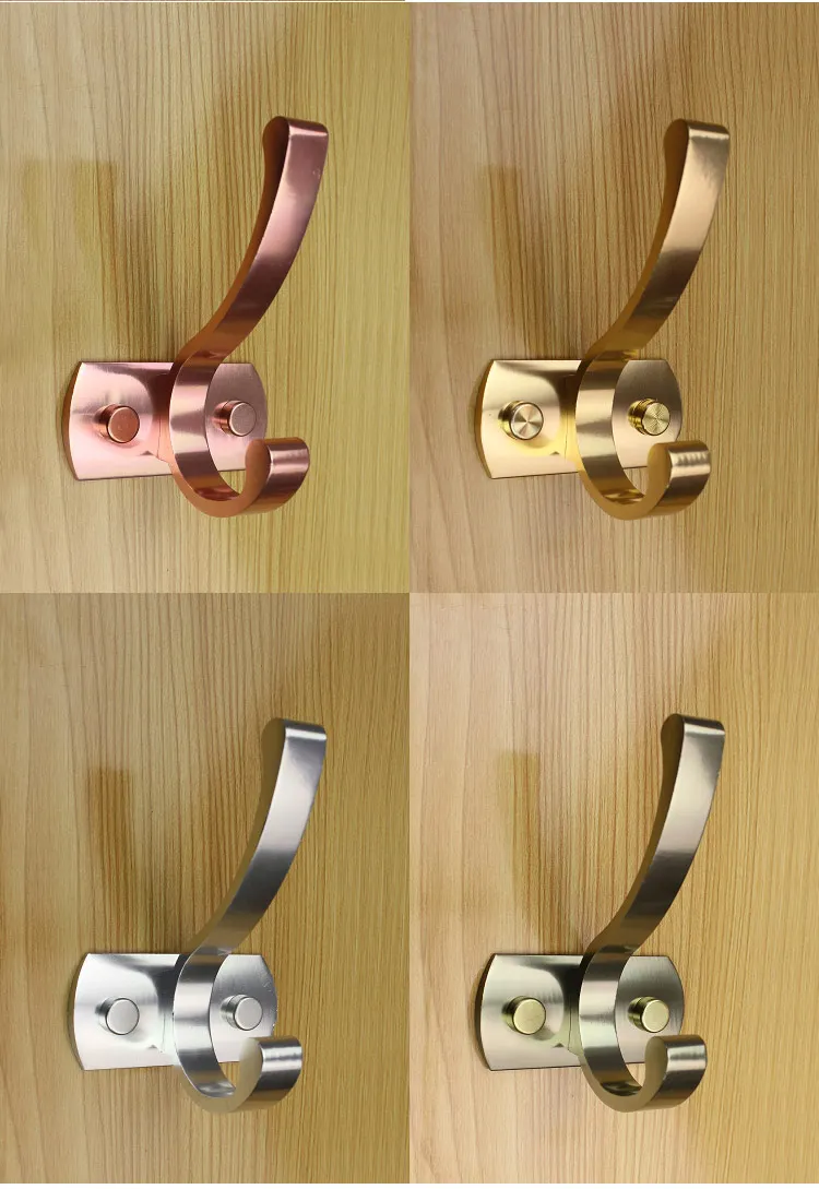 Модный простой эстетический крючок для одежды алюминиевый пальто | Обустройство