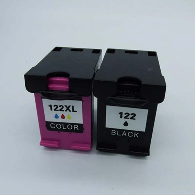 1SET Восстановленные картриджи для HP122 XL HP122 HP122XL 122XL с чернилами hp Deskjet 1000 1050 2000 2050 2050s 3000 3050A 3052A 3054A D1000 - Цвет: 1SET