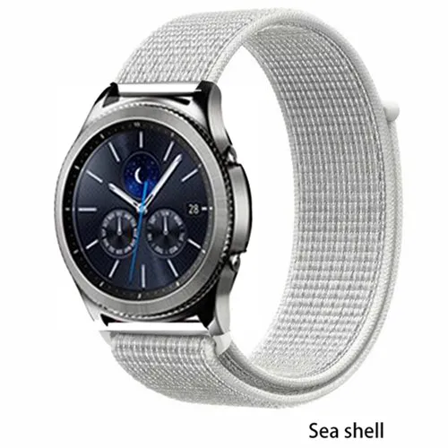 sea shell 6 Ремешок 20 мм/22 мм для gear s3 Frontier samsung Galaxy watch Active2 ремешок для huawei Watch GT 2 46 мм 42 мм аксессуары для браслетов correa - Цвет ремешка: sea shell 6