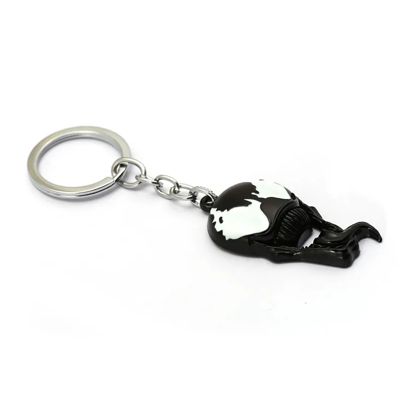 Новый металлический брелок Venom черная маска звено цепи подвески ювелирные
