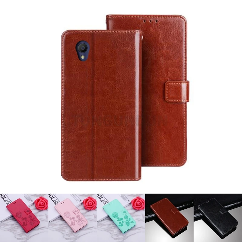 Чехол книжка TUNGUNDUN для Alcatel 1 5033D из искусственной кожи|Бамперы| |