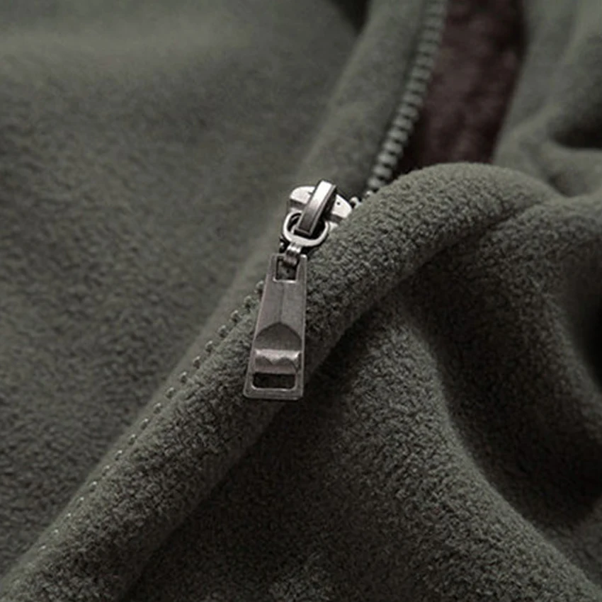 Повседневные мужские флисовые куртки 7XL 8XL Мужская зимняя теплая толстовка
