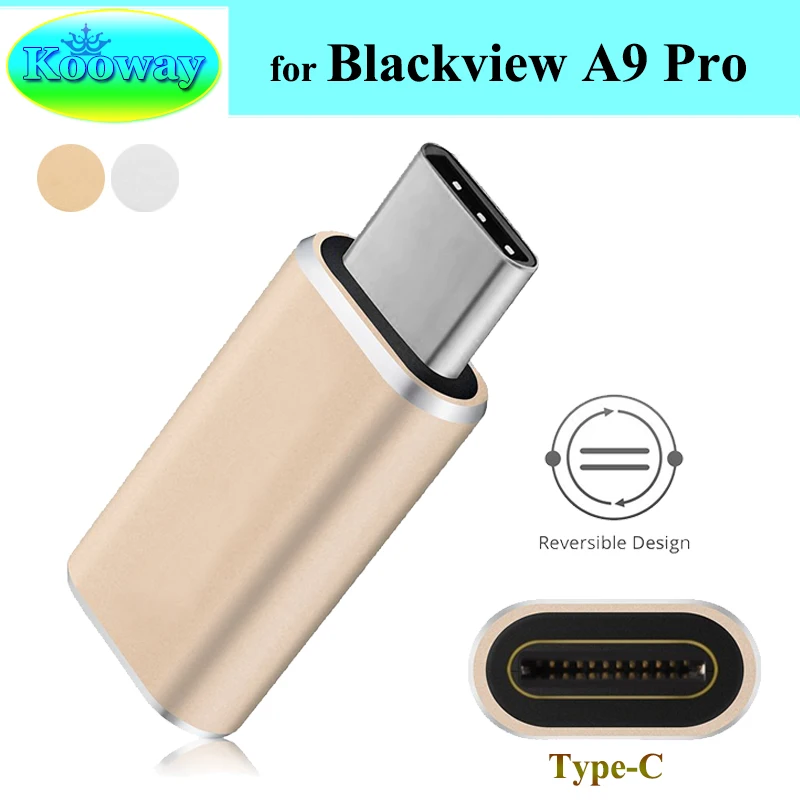 Адаптер зарядного устройства USB Type C (папа) Micro 2 0 (мама) для Blackview A9 Pro|micro usb to c|micro c