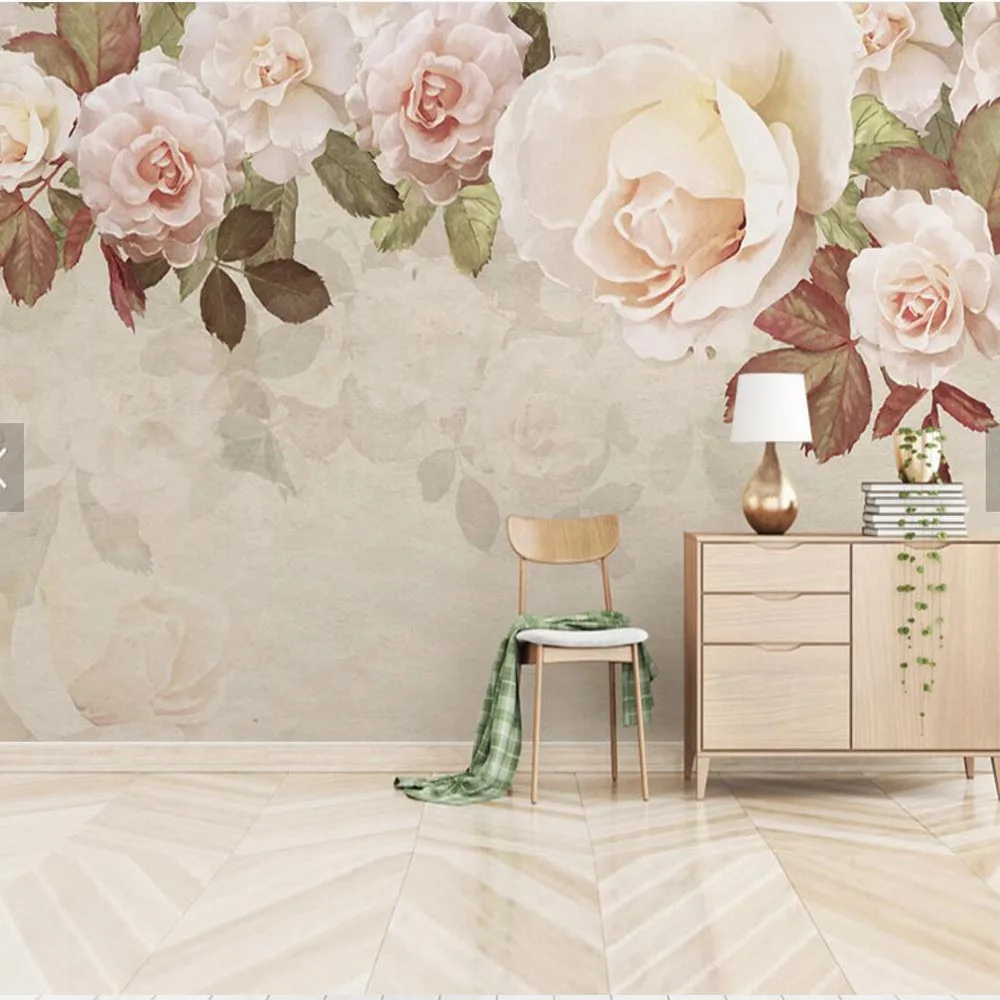 

Flower Wallpaper Mural HD Large Size Wall Mural for The Walls 3D TV Bedroom Wallpaper Home Wall Decorative Custom Any Size