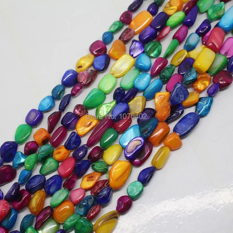 Мини. Заказ 7 долл. США! Разноцветные Бусины в форме ракушек свободные бусины 14 мм