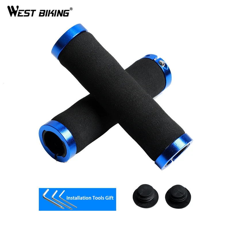 Велосипедные ручки WEST BIKING 1 пара мягкая поролоновая противоскользящая