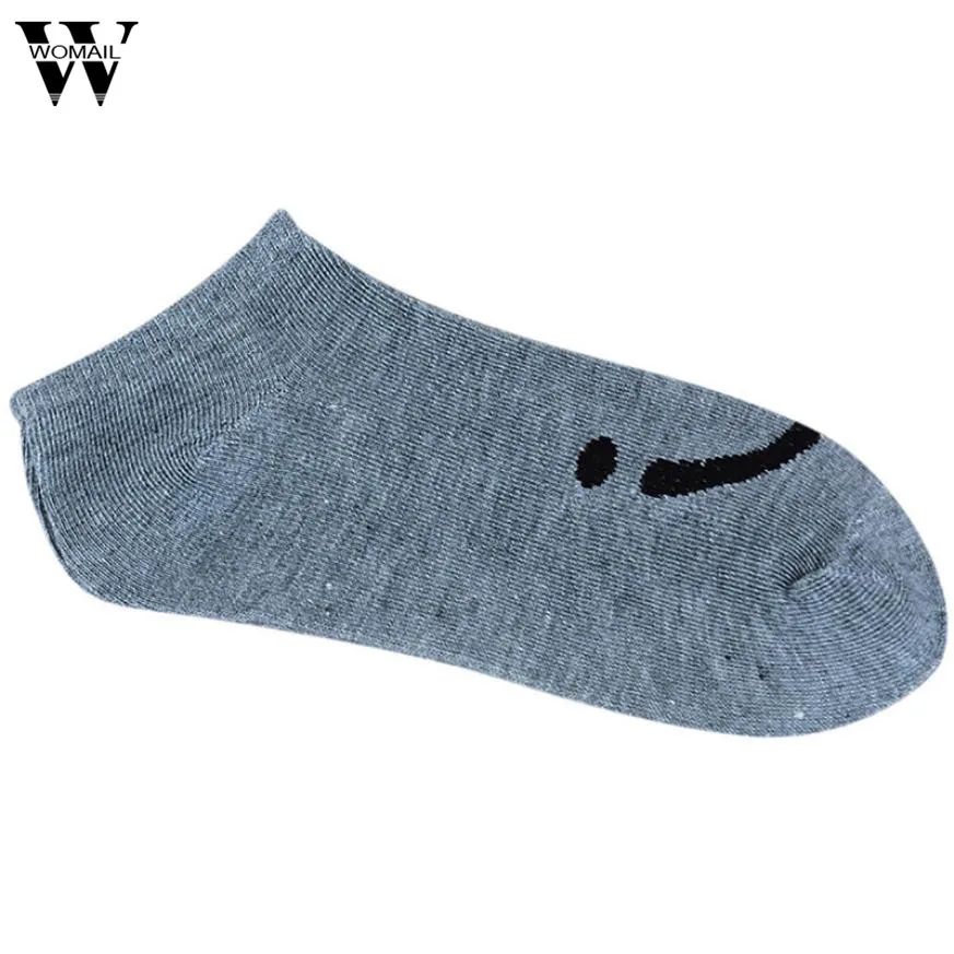 Gray Womail Delle Donne Confortevole Caramella di Cotone di Colore Calzini e Fantasmini Breve Caviglia Calzini e Calzettoniyl - Цвет: Gray