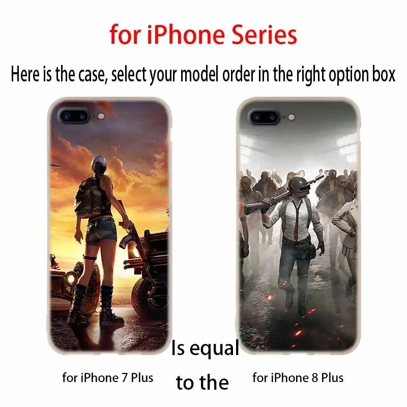 Мягкий чехол Playerunknown's Battlegrounds PUBG для iPhone 11 12 Pro X XS Max XR 6 6S 7 8 Plus 5S SE 9 Mini | Мобильные