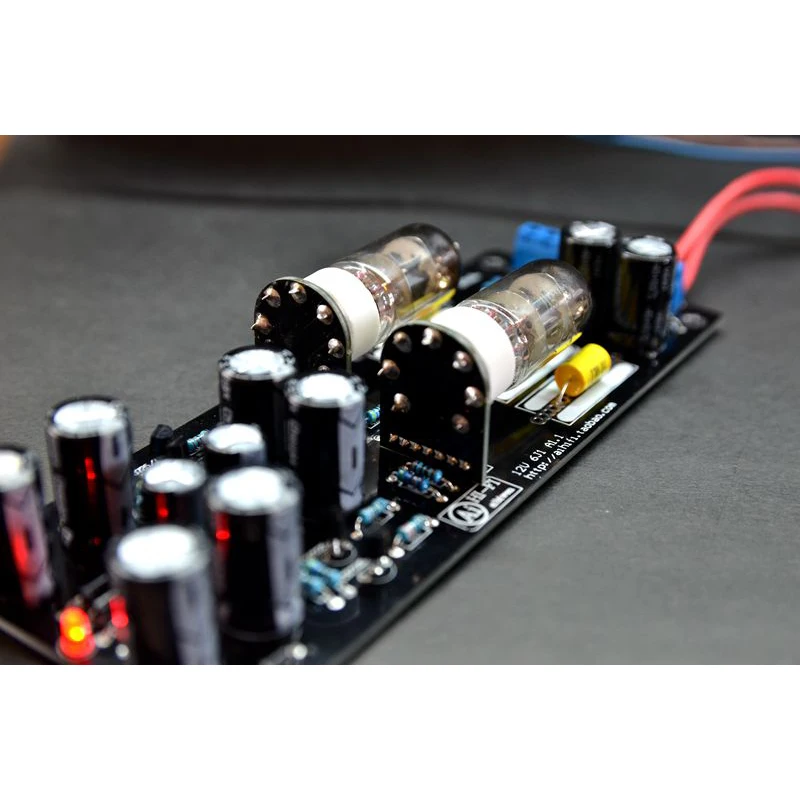 6J1/6AK5 Home Video Amplifier Boars AC 12V 500mA Musical Fidelity Tube Preamplifier Stereo HiFi Pre-Amp Board Amplificador | Электроника