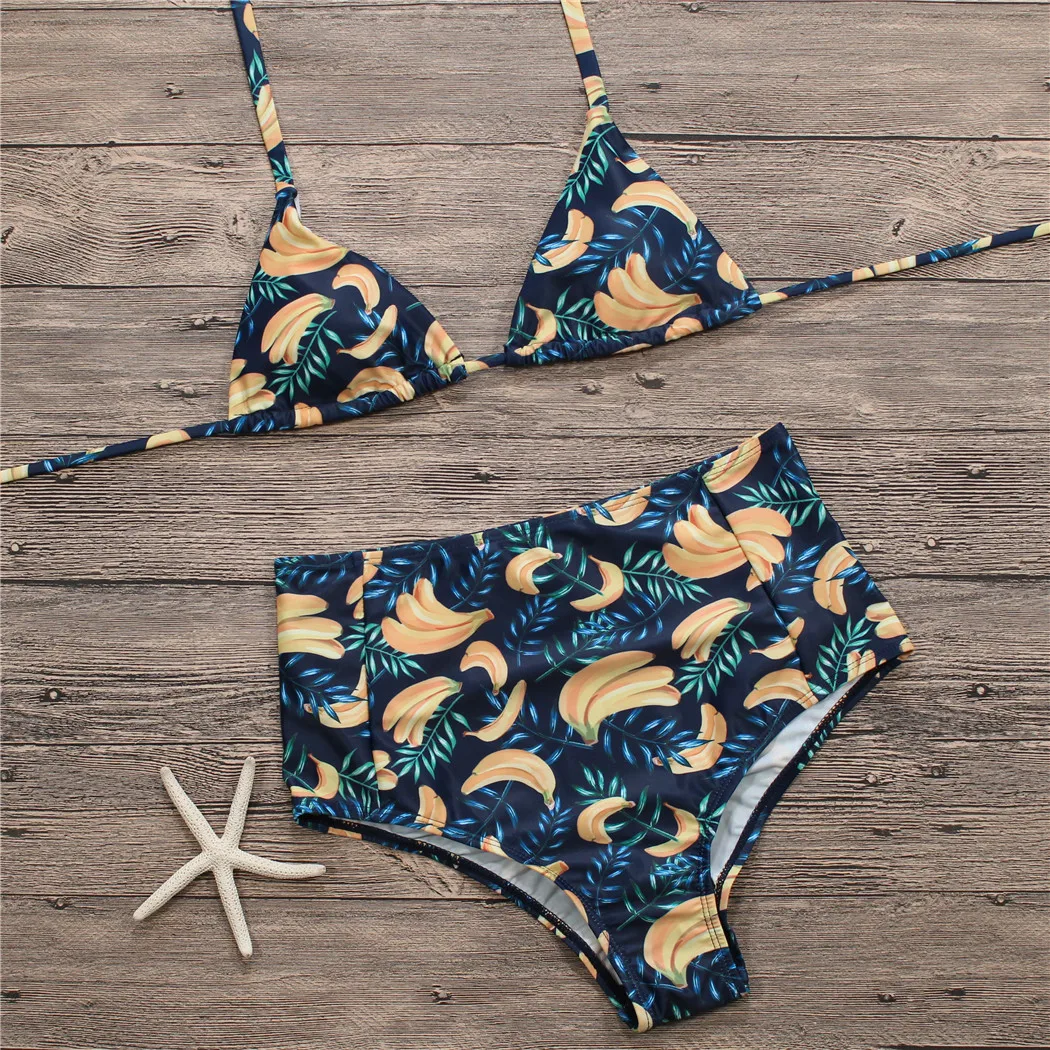 Женские бикини с высокой талией шорты пуш ап комплект Бразильский Femme Maillot De Bain