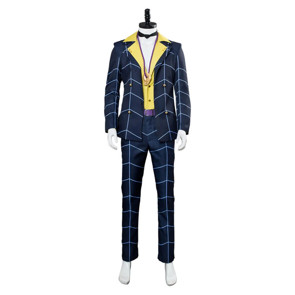 Приключения Джоджо Косплэй Костюм Золотой ветер ветчины костюм равномерное