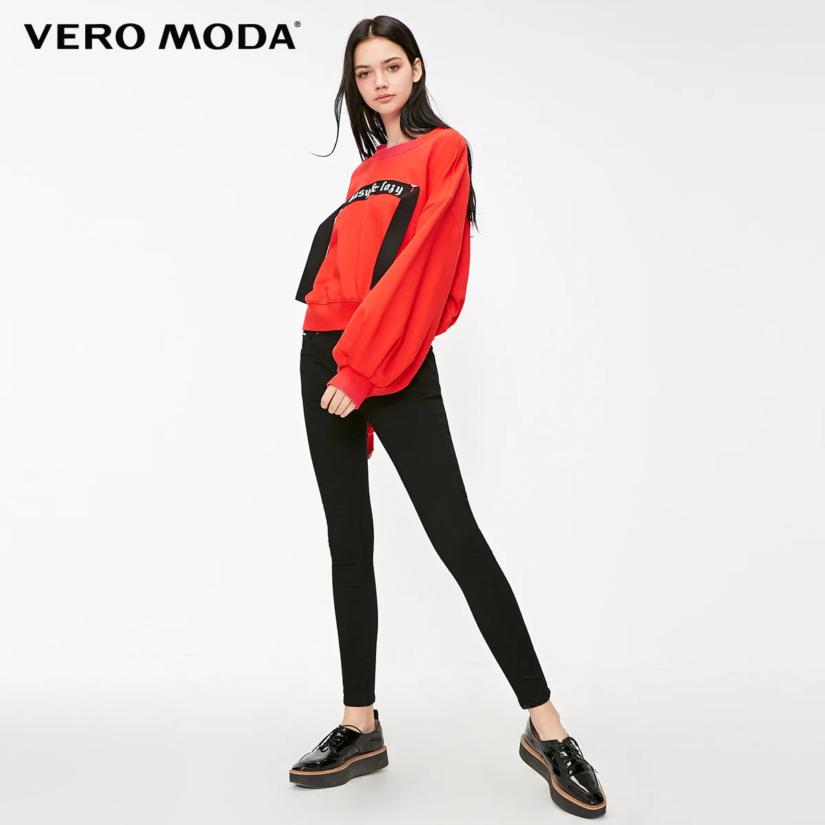 Black denim Vero Moda новые женские джинсы женские джинсы с высокой талией на шнуровке и молнии | 318332507 - Цвет: Black denim