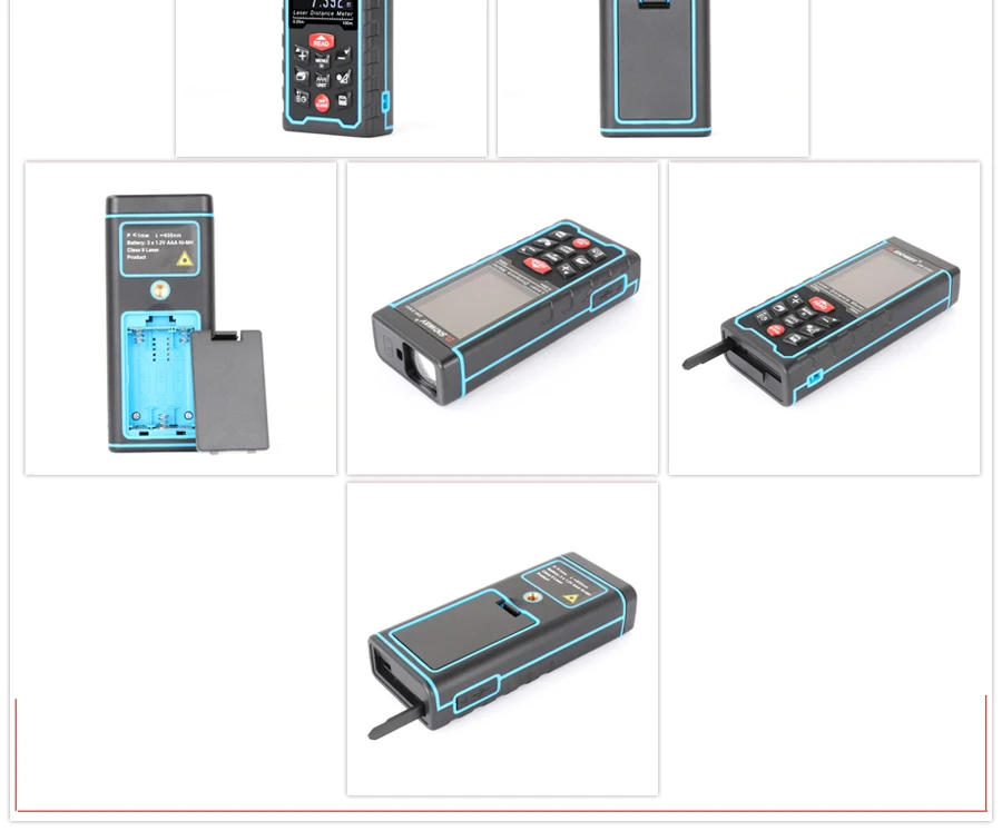 Sndway USB подзарядка портативный цветной экран цифровой лазерный дальномер SW-S50/70/100