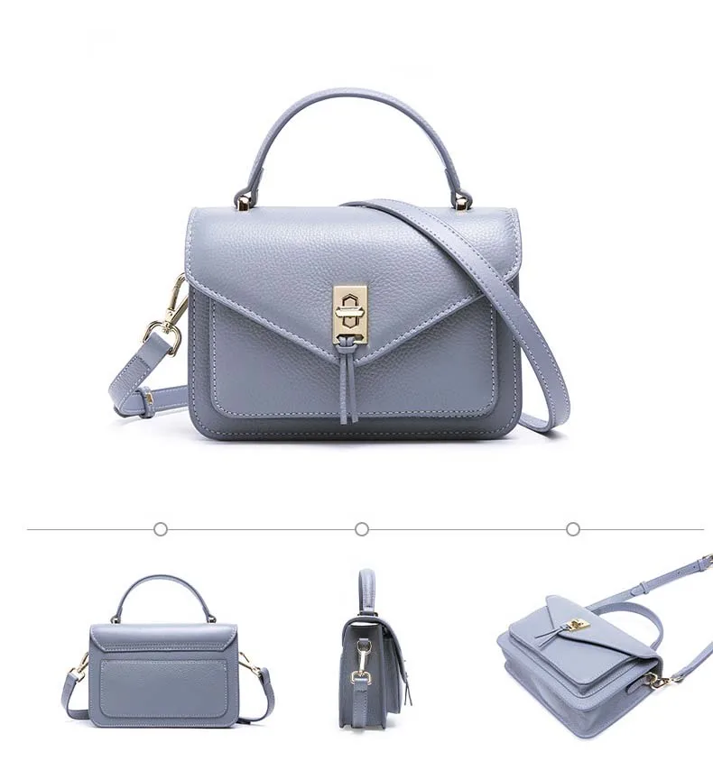 ALNEED Designer Bags Famous Brand Women Bags Genuine Leather Small Crossbody Bags Ladies Shoulder Clutch Fashion Flap Purse