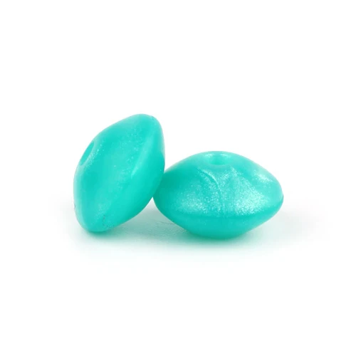 KAT029-24 BOBO. BOX 10 шт. детские игрушки для прорезывания зубов силиконовые бусины чечевица 12 мм жемчужные силиконовые бусины BPA бесплатно DIY детские соски цепи аксессуары - Цвет: KAT029-24
