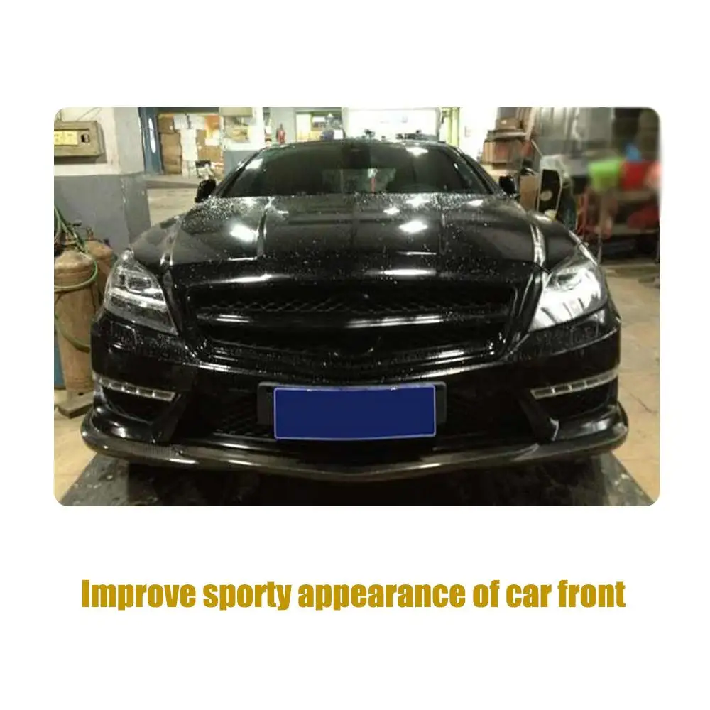 Сплиттеры для переднего бампера из углеродного волокна Mercedes Benz W218 CLS Class CLS63 AMG Sedan 4