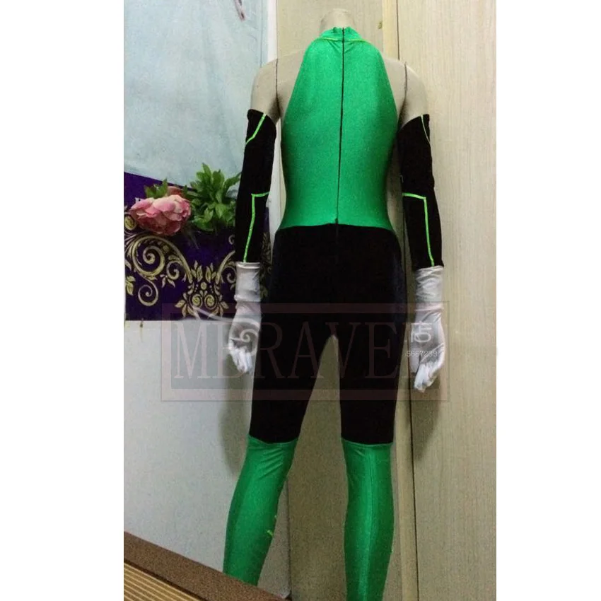 Супер герой Зеленый Фонарь сексуальный реверсионный косплей костюм любого