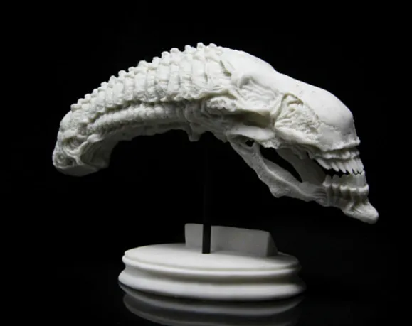 Гаражный набор чужой 1/6 AVP ксеноморф королева Череп белая форма каучуковая