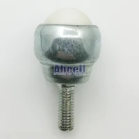4pcs 1 inch plastic ball thread stud bolt ball transfer unit caster cy 25d pl m8 thread rod fix pom ball bearing wheel roller