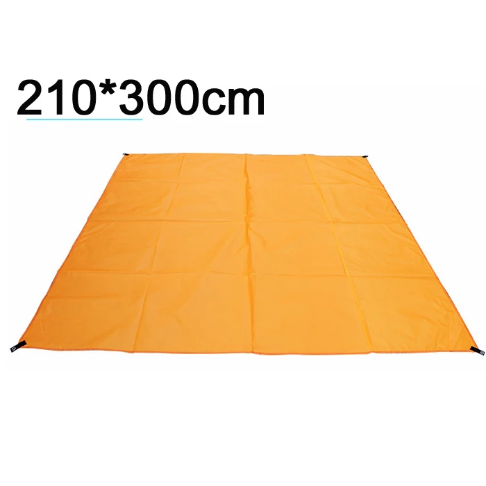 210x300cm orange Пляжное солнцезащитное укрытие брезент водонепроницаемый тент сверхлегкий УФ садовый тент навес солнцезащитный Навес Открытый Кемпинг гамак дождевая палатка - Цвет: 210x300cm orange