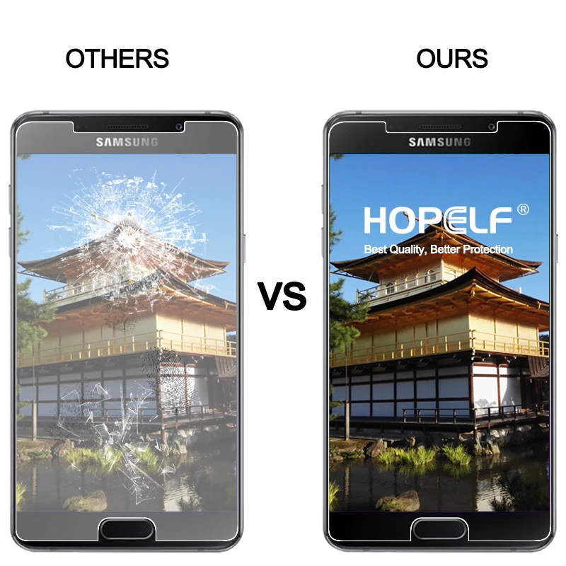2 шт. закаленное стекло HOPELF для Samsung Galaxy A5 2016 Защитное экрана стекло|glass for samsung|tempered