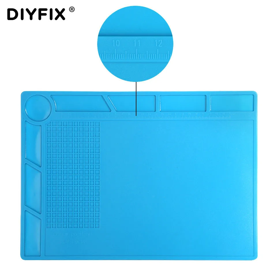 Теплоизоляционный силиконовый рабочий коврик DIYFIX ESD для телефона ПК компьютера