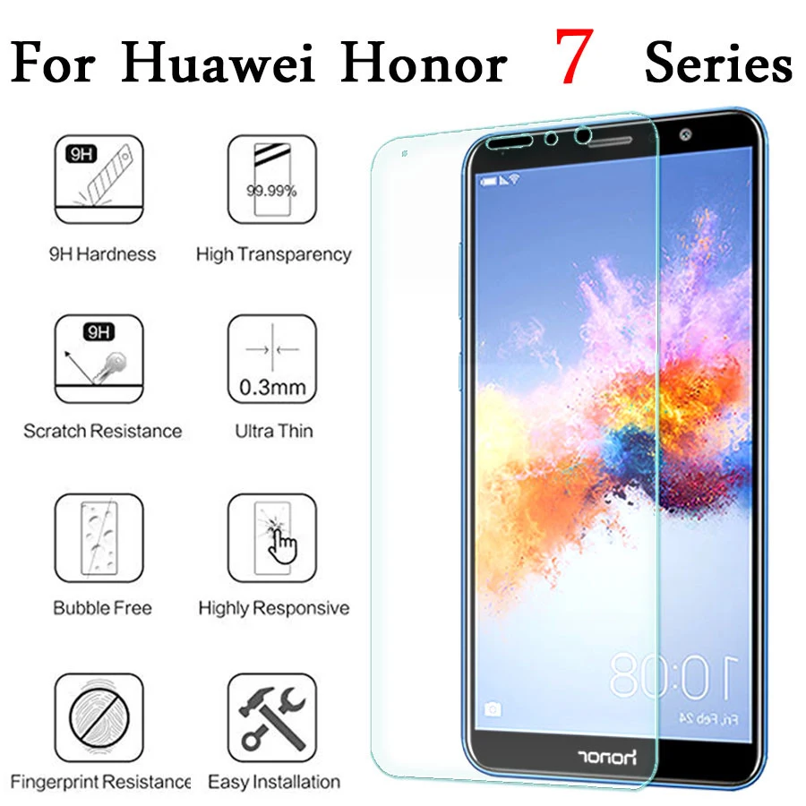 Защитное стекло для huawei honor 7a huavei honer 7x7 x 7c 7 c a pro|Защитные стёкла и плёнки
