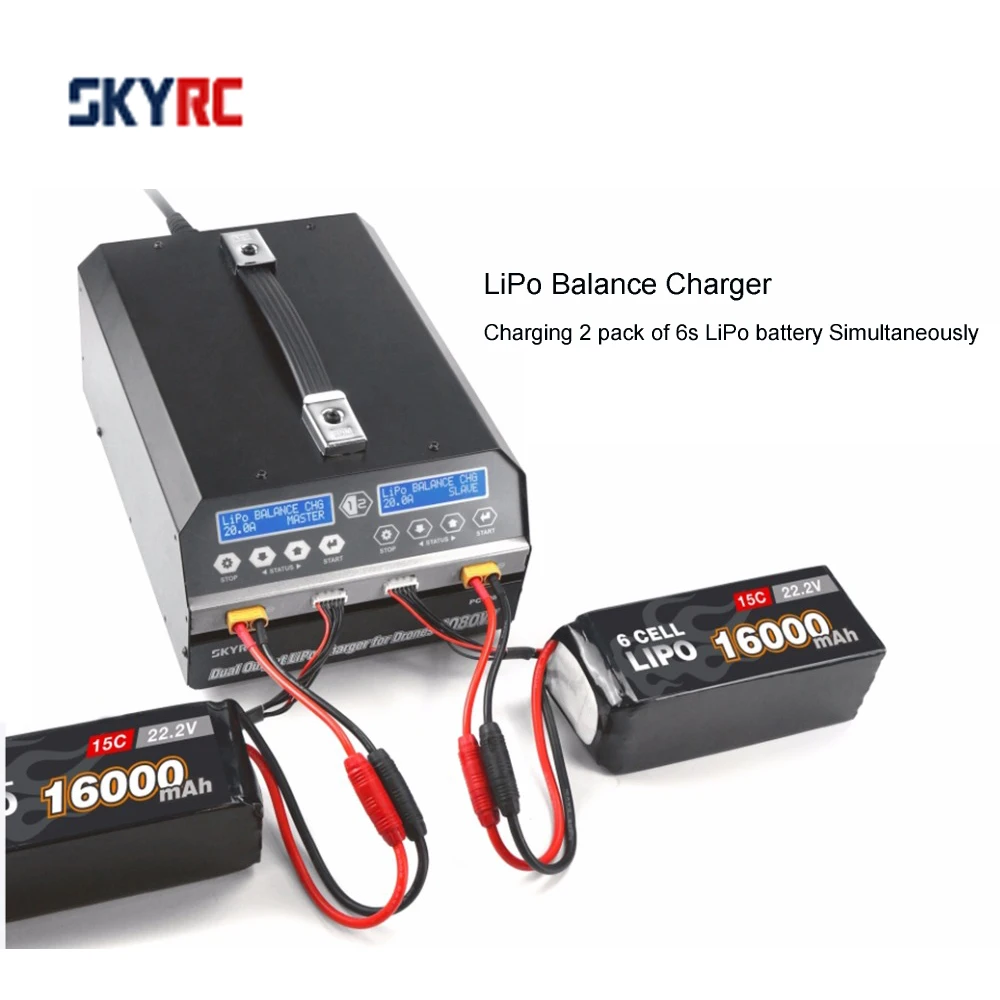 Зарядное устройство для литий полимерных аккумуляторов SKYRC PC1080 1080 Вт 20 А 540 * 2