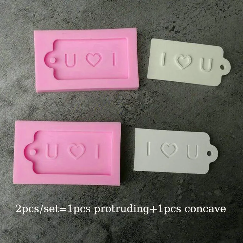 Колько Forever Love буквенный ярлык силиконовые формы воск для ароматерапии планшет
