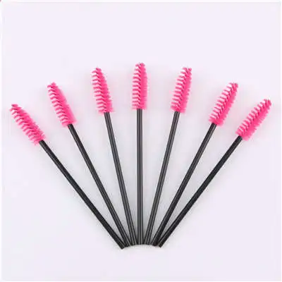 50pcs 01 1 шт./50 шт., профессиональные ресницы с полой трубкой, одноразовые кисти для ресниц, тушь для ресниц, палочки, аппликатор, Кисть для макияжа, Прямая поставка - Handle Color: 50pcs 01