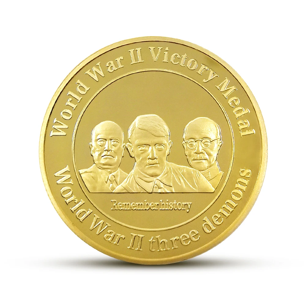 Второй мировой войны Vivtory медаль Три гиганта и демоны сувенир монеты