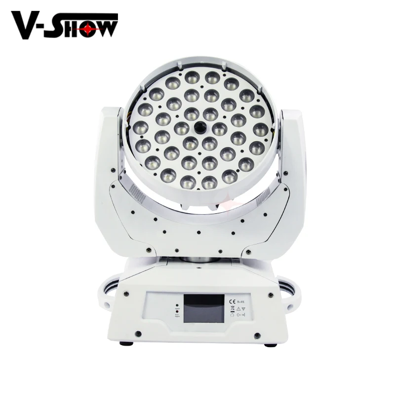 4 шт. Wash Zoom Moving Head Light 36x10 Вт RGBW 4в1 сценический Светодиодный Dmx управление DJ свет для