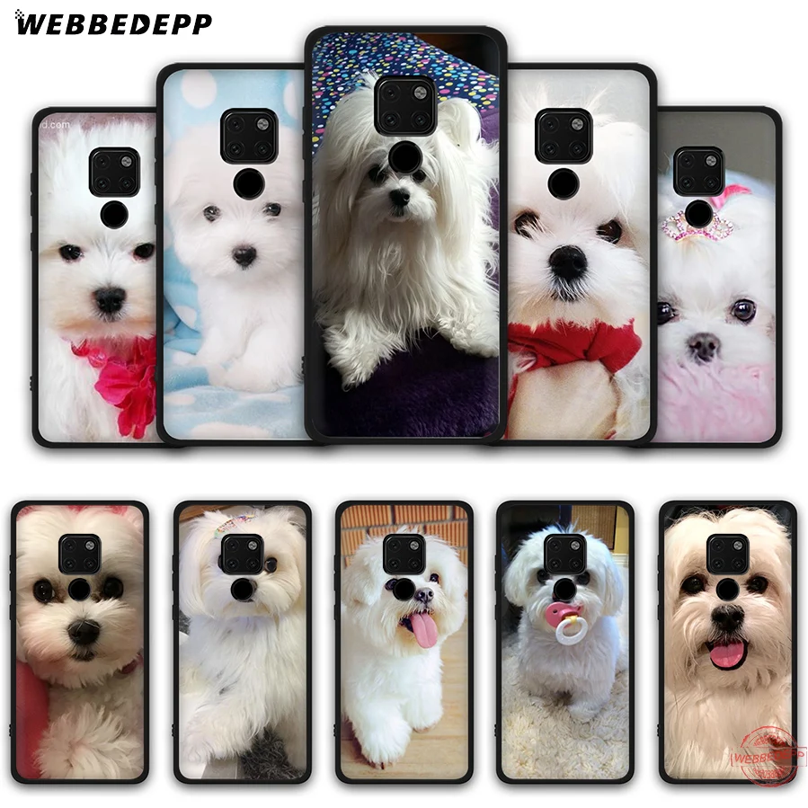 WEBBEDEPP потрясающий мягкий чехол с надписью I Love My Maltese Dog для Huawei Mate 30 10 20 Pro Lite Nova 2i 3 3i