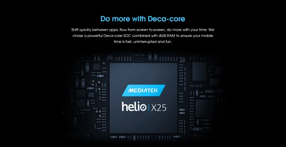 Elephone P11 3D смартфон Helio X25 Deca Core, 6,0 дюймов, Android 8,0, 4 Гб ОЗУ, 64 Гб ПЗУ, 16 МП, отпечаток пальца, мобильный телефон
