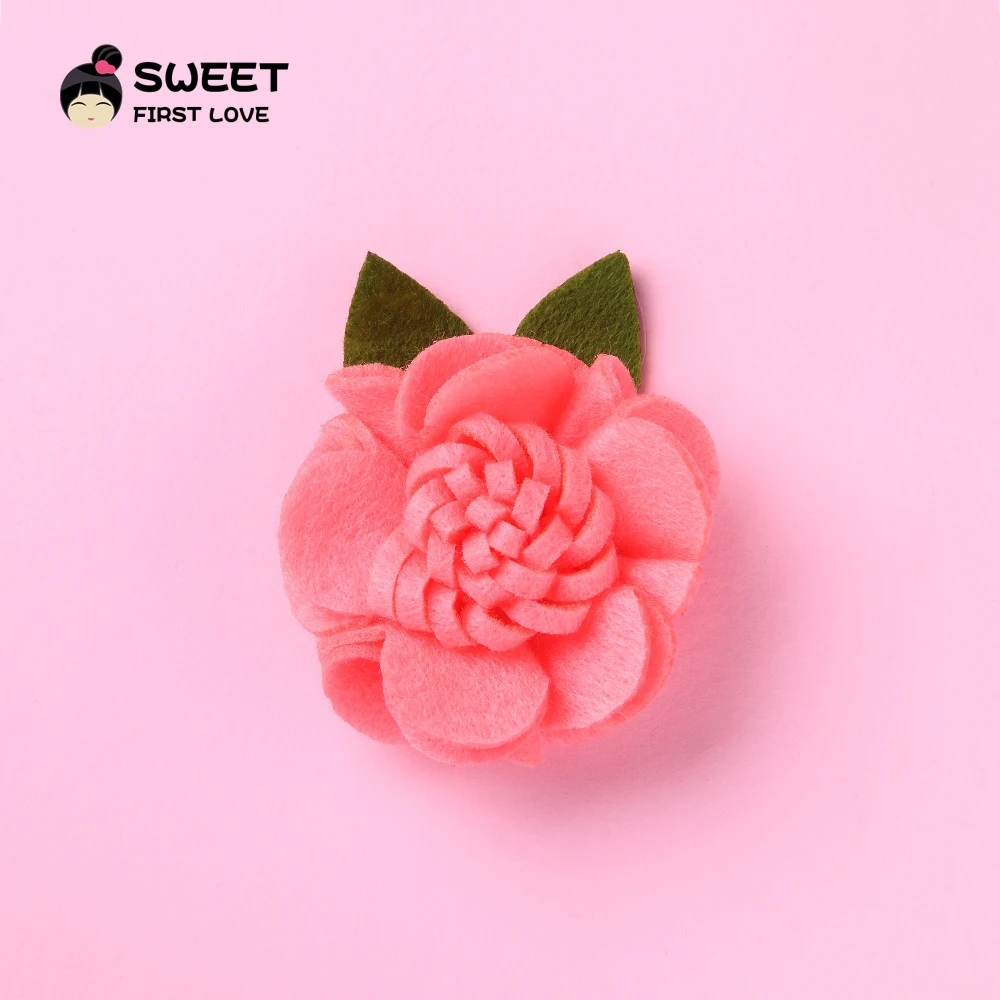 Ручные детские цветочные аксессуары для волос на резинке, индивидуальные головные уборы с цветочными повязками, яркие цветочные ободки для девочек.