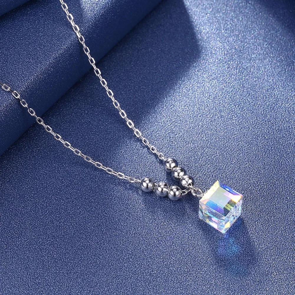 Подвеска цепочка унисекс с кристаллами Swarovski|Ожерелья| |