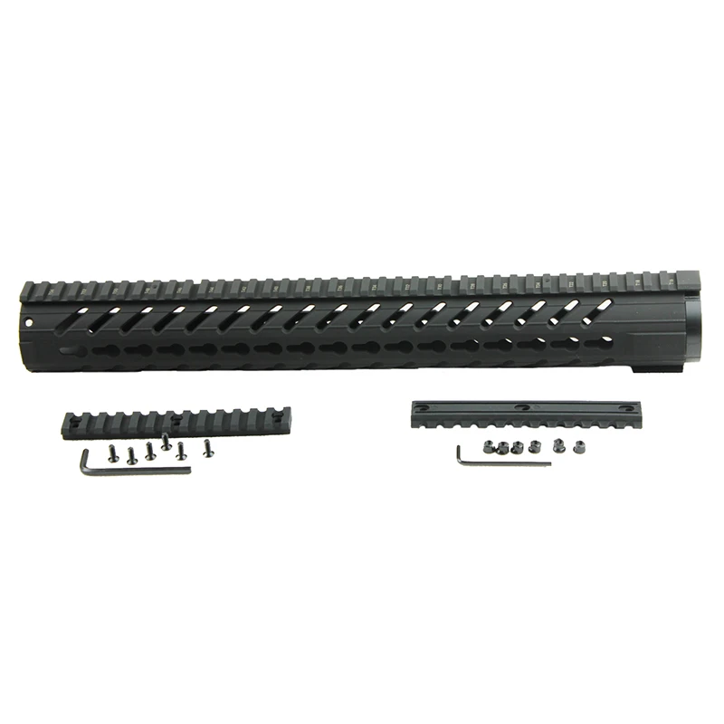 Супер тактический светильник 16," дюймов AR15 KeyMod Handguard крепление рельсы углеродное волокно стекловолокно полимер прочный