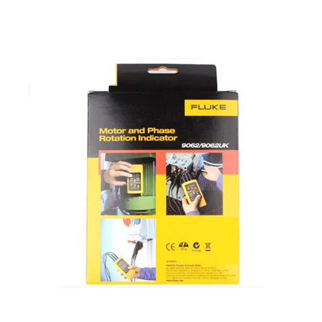 Быстрое прибытие тестер двигателя Fluke 9062 и индикатора трехфазного вращения 400