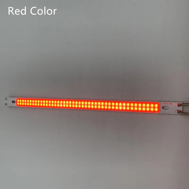red color 2 шт DC 12V 5W светодиодные cob полосы света красный зеленый теплый белый, холодный белый излучающий диод лампы cob цвета для автомобильных ламп - Испускаемый цвет: red color