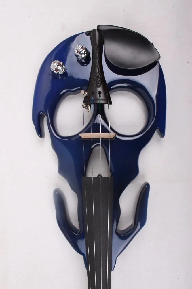 Одна 4/4 электрическая скрипка новая форма много цветов твердая древесина черный