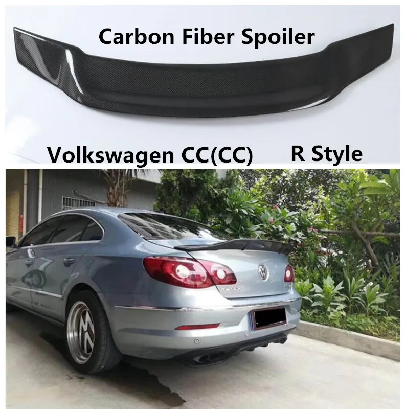 Спойлер из углеродного волокна для Volkswagen CC (CC) 2009 2019 высококачественные спойлеры