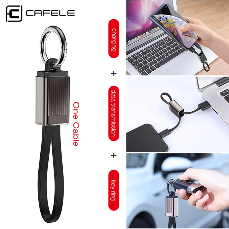 CAFELE Prorable USB кабель для зарядки для iPhone X 8 7 6S 6 Plus микро Синхронизация данных мини телефонный кабель для huawei samsung Xiaomi